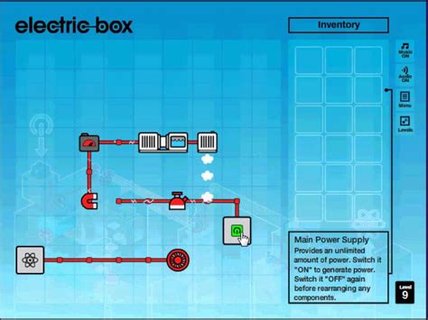 electric box walkthrough level 9|Kongregate Collective Guides: Electric Box Walkthrough.